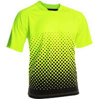 Ventura Short Sleeve Goalkeeper Goalie Jersey - Moisture-Wicking, Lightweight, And Sublimated Design For Soccer Keepers Both Youth And Adults | Neon Green/Black, Size Adult Large