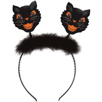 Vintage Halloween Cat Boppers