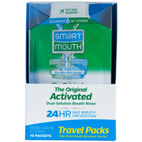 Smartmouth Mouthwash Packets, Clean Mint, 10 Count