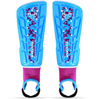 Vizari Frost Soccer Shin Guards - Unique Graphic Lightweight Pp Shell - Hard Shell Protection - Foam-Padded Football Shin Pads For Comfort - Adult And Kids Soccer Shin Guards With Adjustable Straps