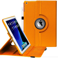 Case For Ipad 9Th Generation(2021)/ 2020 Ipad 8Th Generation/ 2019 Ipad 7Th Generation For 10.2 Inch Ipad Case Covers, 360 Degree Rotating Protective Ipad Case With Sleep Function (Orange)