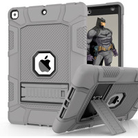 Rantice Ipad 9Th Generation Case, Ipad 8Th Generation Case, Ipad 7Th Generation Case, Hybrid Shockproof Rugged Drop Protection Cover With Kickstand For Ipad 10.2'' 2021/2020/2019 Released (Gray+Black)