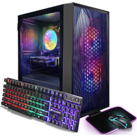 Stgaubron Gaming Desktop Pc, Amd Radeon Rx 550 4G Gddr5, Intel Core I5 3.3Ghz Up To 3.7Ghz, 16G Ram, 512G Ssd, Wifi, Bt 5.0, Rgb Fan X 3, Rgb Keyboard & Mouse, Rgb Mouse Pad, W10H64