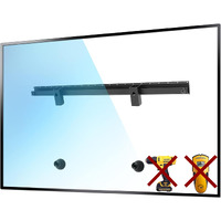 No Stud Tv Wall Mount,No Drill Tv Mount For 22-55 In,Drywall Studless Tv Wall Mount With Clear Instructions,Low Profile Tv Mount With Sturdy Design,Easy To Install For Bedroom,Living Room