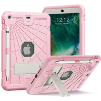 Sibeitu Ipad 9.7 Inch Case For Kids | Ipad 6Th Generation Cases With Stand | Ipad 5Th Generation Case W/Pencil Holder 2018/2017 | Slim Shockproof Protective Case For Ipad 9.7 Inch 5Th/6Th Gen Pink