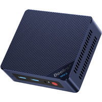 Beelink Mini Pc, Mini S12 Mini Computer 12Th Gen Quad-Core N100, Desktop Computers 16G Ddr4 Ram 500G Ssd, Small Pc 4K Uhd Dual Hdmi, Dual Wifi/Gigabit Ethernet/Bt5.2 For Office/Home/Htpc/Nas/W-11 Pro