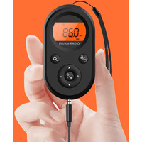 Am Fm Portable Radio,Personal Pocket Radio Rechargeable With Best Reception,Long Battery Life,Stereo Earphone,Small Digital Transistor Radios For Hiking,Walking,Jogging