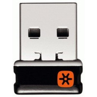 Logitech C-U0007 Unifying Receiver For Mouse And Keyboard Works With Any Logitech Product That Display The Unifying Logo (Orange Star, Connects Up To 6 Devices) (C-U0007)