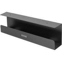 Vivo Under Desk 17 Inch Cable Management Tray, Power Strip Holder, Cord Organizer, Wire Tamer For Office And Home, Black, Desk-Ac06-1C
