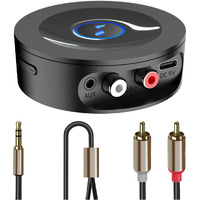 Bluetooth 5.2 Receiver For Home Stereo, Aux Bluetooth Adapter For Stereo Receiver, Hifi, Wired Speaker, With Jack 3.5Mm / Rca, Long Range, Low Latency And Hd Audio