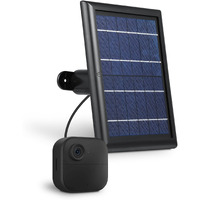Wasserstein Solar Panel With Internal Battery - Compatible With Blink Outdoor 3/4 (Black) (Camera Not Included)