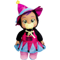 Cry Babies Tiny Cuddles Halloween Blair - 9"" Baby Dolls, Cries Real Tears, Purple And Blue Witch Themed Pajamas
