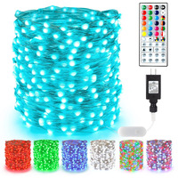 Brizled Color Changing Fairy Lights, 66Ft 200 Led Fairy Lights With Remote, Rgb Fairy String Lights Multicolor Twinkle Lights Indoor Starry Lights For Christmas Halloween Bedroom Tree Valentine Decor