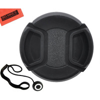 72Mm Universal Snap-On Lens Cap For Canon Ef 28-135Mm F/3.5-5.6 Is Usm Standard Zoom Lens + Cap Keeper + Microfiber Cleaning Cloth