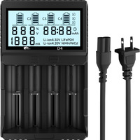 Imren 18650 Capacity Tester,18650 Battery Charger With Discharge & Testing Function, 21700 Battery Charger With Lcd Screen Display Capacity Suit For 18650 21700 20700 1.2V Ni-Mh/Ni-Cd Lifepo4 Battery
