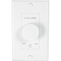 Rockville Vol850 8 Ohm 50W X2 Wall Stereo Volume Controller 12 Step Rotary Knob