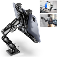 Ohlpro Tablet Holder For Truck, Heavy Duty Ipad Mount For Drill Base 360Adjustable 2-Stage Arm Car Stand For All 7"" - 11.5"" Ipad Pro,Mini,Samsung Tab,Nexus, Great For Desks,Wall, Businesses