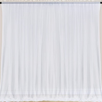 Wish Care 10X10 White Tulle Backdrop Curtains For Parties, Sheer Backdrop Curtain Wedding Photo Backdrop Drapes For Baby Shower Photography Birthday Party