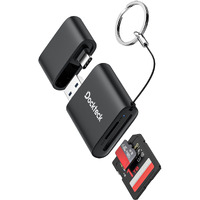 Sd Card Reader, Dockteck Usb 3.0 Card Reader To Micro Sd Card Adapter, 5G Sd Memory Card Reader, Usb A - C Adapter, Dual-Slot Card Reader For Uhs-I Sd/Micro Sd/Sdhc/Sdxc/Mmc, Suppot Otg For Plug& Play