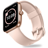 Octandra Go Veryfit 1.69 "" Smart Watch - Heart Rate Blood Oxygen Saturation Sleep Monitor - Step Counter Pedometer - 5Atm Exercise Activity Fitness Tracker Watches For Men Women (Id207) (Pink)
