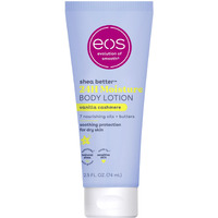 Eos 24H Moisture Travel Body Lotion- Vanilla Cashmere, Travel Size Essential, Toiletries, Mini Body Lotion, 2.5 Fl Oz