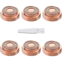 Replacement Heads For Finishing Touch Flawless Generation 2 Facial Hair Remover, 6 Count