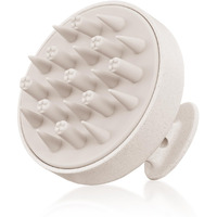 Heeta Hair Scalp Massager For Hair Growth, Shampoo Brush, Scalp Exfoliator With Soft Silicone Bristles, Scalp Scrubber For Dandruff Removal To Relieve Stress, Wet Dry Hair, Updated Material, Beige