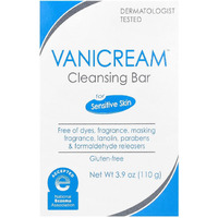 Vanicream Cleansing Bar, For Sensitive Skin, Fragrance Free, 3.9 Oz (110 G)