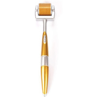 Professional Derma Roller 192 Individual Real Needles Titanium Micro Needles Skin Care Tools Microneedling Roller For Home Use With Storage Case & User Manual