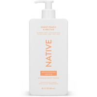 Native Body Lotion Contains Naturally Derived Plant-Based Moisturizers For Women And Men | Restores Dry Skin, Peach & Nectarine, 16.5 Fl Oz