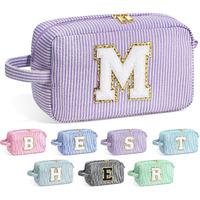 Yoolife Gifts For Teens Girls - Teen Girl Gifts, Gifts For Teen Girl, 10 11 12 13 Year Old Girl Gifts, Teenage Girl Gifts, Personalized Birthday Gifts For Girl, Monogram Initial Makeup Bag For Teens M