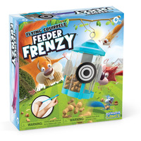 Flying Squirrels Feeder Frenzy Board Game - Kids Games, Family Games For Kids And Adults, Board Games For Family Night, Multi-Player Board Games, Aim & Release Nuts To Win, Ages 6+