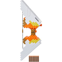 Nerf Minecraft Sabrewing Motorized Blaster Bow, 8 Elite Darts, 8-Dart Clip, Electric Full Auto Toy Foam Blasters, Minecraft Toys For 8 Year Old Boys And Girls And Up