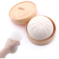 Squishy Dumpling Stress Ball Toy, Tpr-Made Fingertip Toy With Flour Dough Inside For Stress, Adhd, Squishy Balls Toy For Kids&Adult,Classroom Prizes, Parties, Gifts.