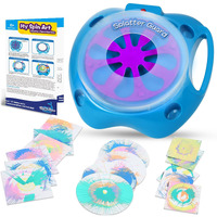 Spin Art Machine Variable Speed, Battery Operated Spinner - Paint Spinner With Splatter Guard, Washable Paint, Spin Art Kit, Art Design Card, Stem Toys, Kid Arts And Crafts, Girls Boys
