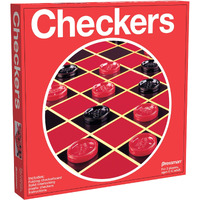Pressman Checkers -- Classic Game With Folding Board And Interlocking Checkers ,5""