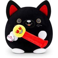 Snackles (Pez) Black Cat Super Sized 14 Inch Plush By Zuru, Ultra Soft Plush, Collectible Plush With Real Licensed Brands, Stuffed Animal