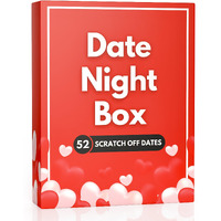Date Night Box: 52 Fun & Adventurous Scratch-Off Date Night Ideas For Couples - Card Game For Husband, Wife, Boyfriend, Girlfriend - Romantic Gift For Birthday, Anniversary, Wedding