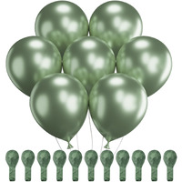 Mr. Pen- Metallic Balloons, 12 Inch, 54 Pack, Metallic Green Balloons, Balloons For Birthday Party, Balloon Arch Balloons, Kids' Party Balloons, Green Metallic Balloons