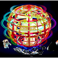 Rieyon Flying Orb Ball 2023 Hover Boomerang Ball 6 Lighting Effects Cool Toys Gift For 678910+ Year Kids Teen Adults Indoor Outdoor Flying Ball Toy