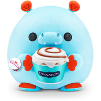 Snackles (Cinnabon) Hippo Super Sized 14 Inch Plush By Zuru, Ultra Soft Plush, Collectible Plush With Real Licensed Brands, Stuffed Animal