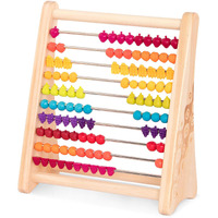 B. Toys- Two-Ty Fruity!- Wooden Abacus For Kids- Developmental Learning Toy- Classic Math Toy With 100 Beads - Educational Toy For Addition And Subtraction - Numbers & Counting - 18 Months +