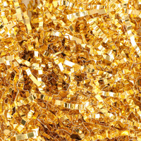 Tcairg Gold Crinkle Cut Paper Shred Filler (1/2 Lb) For Gift Wrapping And Basket Filling - Shredded Paper For Gift Box, Box Confetti Shredded, Box Stuffing
