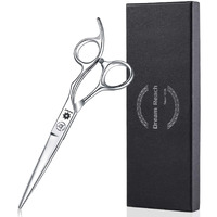 Hair Cutting Scissors Professional Barber Shears Dream Reach 6.0 Inch Hairdressing Regular Scissor Salon Razor Edge Hair Cutting Shear Japanese 440C Stainless Steel