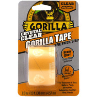 Gorilla Crystal Clear Repair Duct Tape, 1.88    X 5 Yd, Clear, (Pack Of 1)