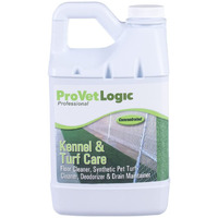 Provetlogic Kennel & Turf Care- Floor Cleaner, Synthetic Pet Turf Cleaner, Deodorizer & Drain Maintainer (Concentrated)- 1/2 Gallon