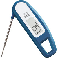Lavatools Pt12 Javelin Ultra Fast Digital Instant Read Meat Thermometer For Grill And Cooking, 2.75"" Probe, Compact Foldable Design, Large Display, Splash Resistant - Maize