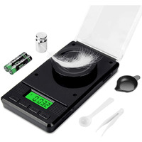 Milligram Scale (50G/ 0.001G) - Mg/Gram Scale, Precision Digital Pocket Kitchen Scale For Powder Medicine/Jewelry/Reloading/Herb(Including Batteries, Calibration Weights)