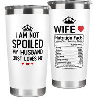 Gifts For Wife - Wife Gifts, Gifts For Her - Wedding Anniversary For Wife, Wife Birthday Gift Ideas, Christmas Gifts For Wife, Christmas Gifts For Her - I Love You Gifts For Her - 20 Oz Tumbler