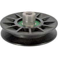 Maxpower 332519B V-Idler Pulley For Craftsman, Husqvarna, Poulan Mowers Replaces Oem Numbers 194326 And 532194326, Black
